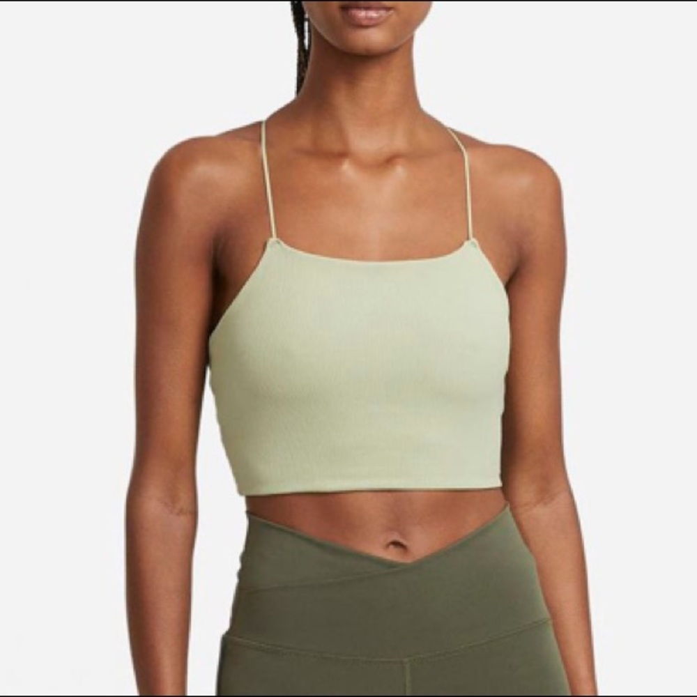 Green Nike Crop Top